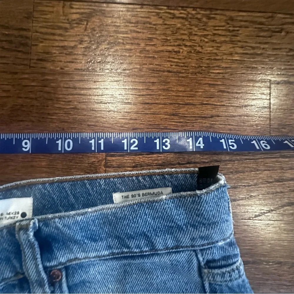 Zara 90’s Denim Bermuda Shorts size 6. Bloggers Favorite  1230 - Picture 11 of 12